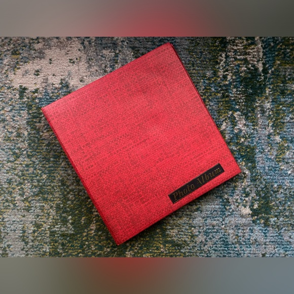 Vintage 70s Norwood bloodorange binder photo album - Picture 1 of 11